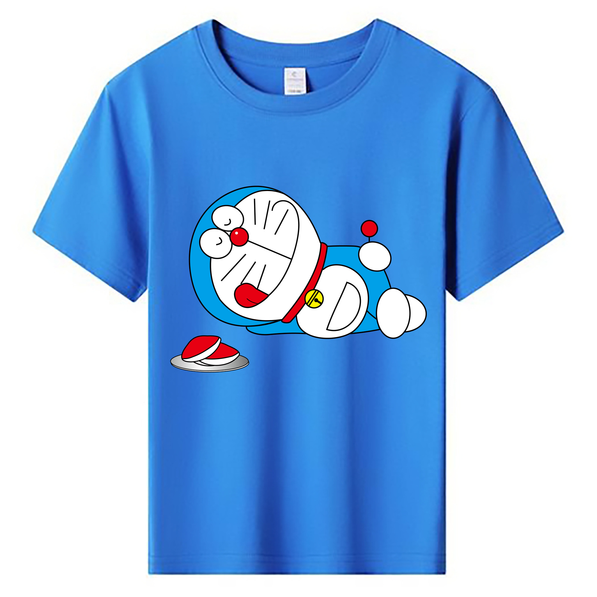 （画像用） ドラえもん Doraemon 綿100％キッズTシャツ（フロントプリント）